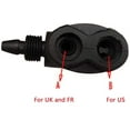 thumbnail image 3 of 2 Pcs Double Head Air Pump Valve Adapter, Universal Bike Bicycle Pump Accessories Inflatable Tire Valve For And Schrader, 3 of 5