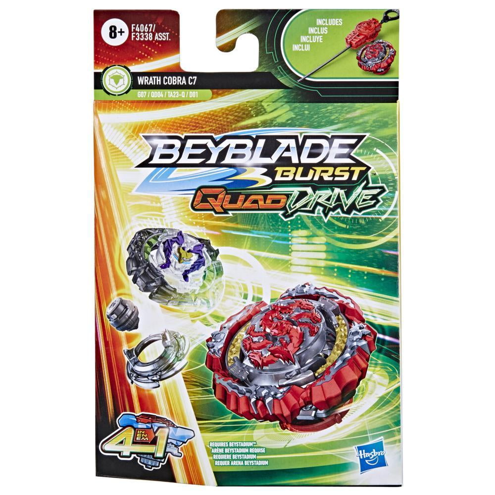Beyblade Burst QuadDrive Wrath Cobra C7 Starter Pack Battling Game