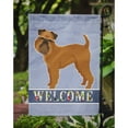 thumbnail image 3 of Brussels Griffon Welcome Garden Flag, 3 of 3