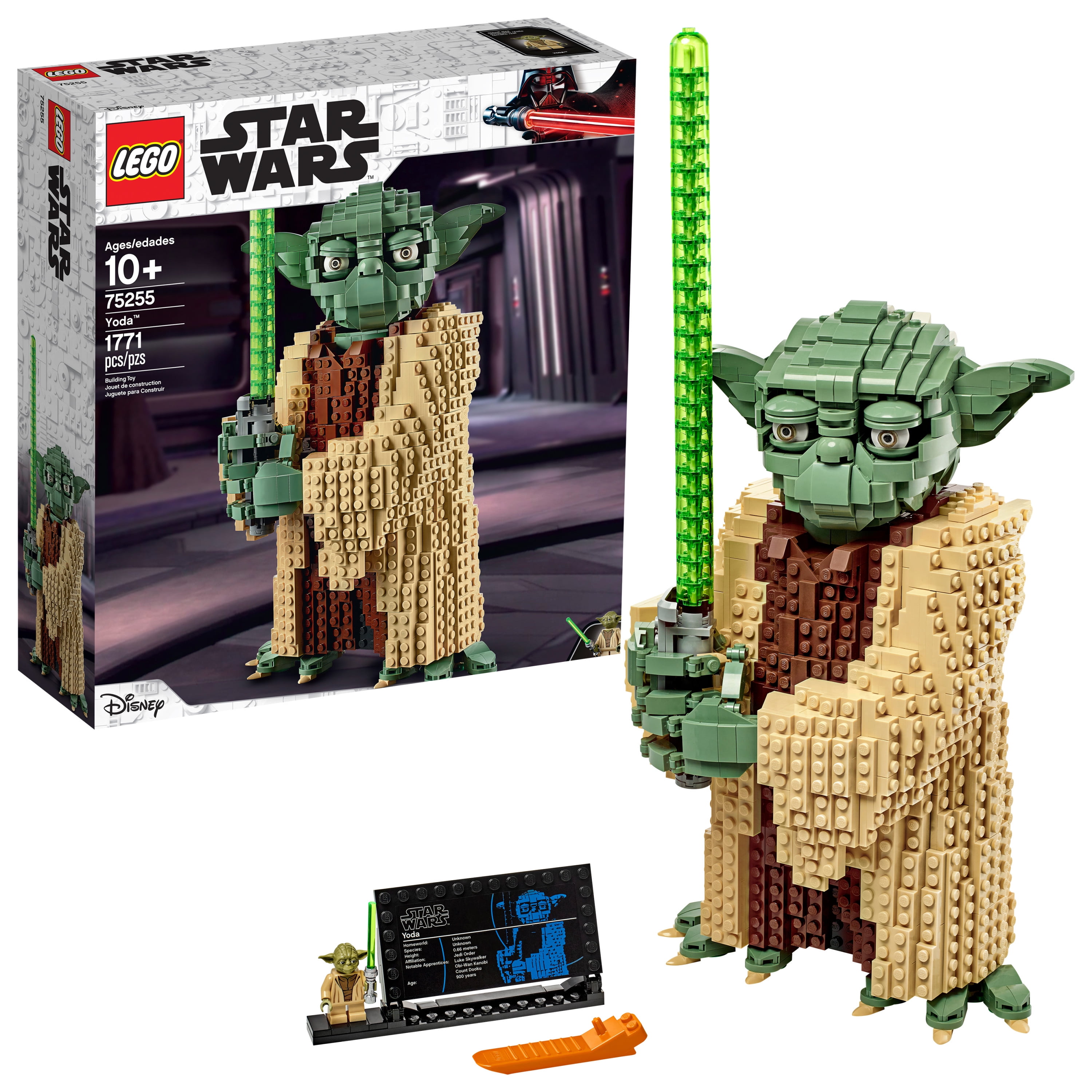 LEGO Star Wars: Attack of the Clones Yoda 75255 Collectible Model and Building Toy (1,771 Pieces)