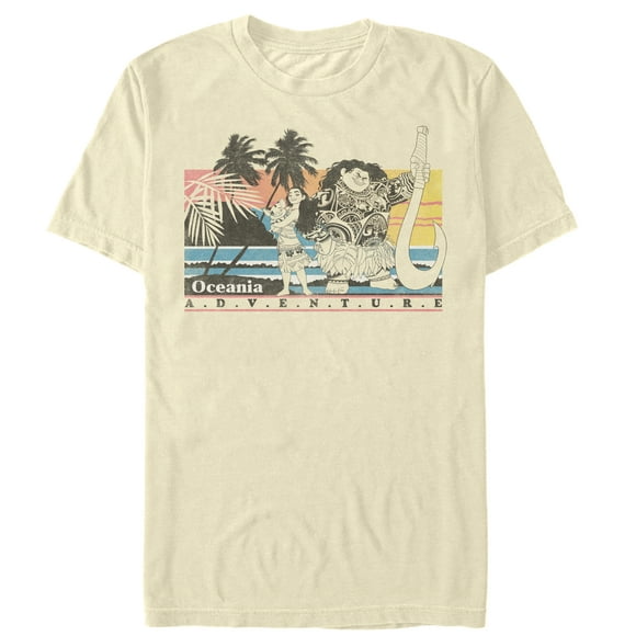 T-Shirt d'Aventure pour Homme Moana Oceania - Crème - 3X Large