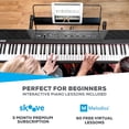 thumbnail image 2 of Paquete de piano digital Alesis Recital con pedal M-Audio SP-2, 2 of 8