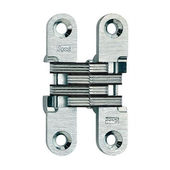 SOSS Invisible Hinge 1 Piece - Satin Chrome