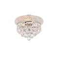 thumbnail image 2 of Elegant Lighting Primo 10" 3 Light Royal Crystal Flush Mount, 2 of 2