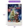thumbnail image 5 of Merry Christmas and Happy New Year Santa Rottweiler Holiday Xmas Winter 2025 Garden Flag 12x18in Double Sided Rottie Dog Lover Gifts Idea Outdoor Decor - 00024, 5 of 5