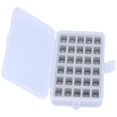 thumbnail image 1 of Bobbin Box Organizer Plastic Case Transparent 30 Slots Empty Spools Sewing Craft Storage, 1 of 5
