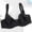 Black, variant on iHPH7 Lace Bra, Push Up Bra, Full Coverage Bras for Women, Breathable Bras for Women, Bras for Women No Underwire, Beige 100C