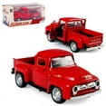 thumbnail image 6 of RUVINCE Little Red Truck Toy - 1:32 Alloy Car with Openable Doors and Pull-Back Rear Wheel Drive for Toddlers, 6 of 7