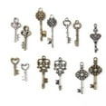thumbnail image 2 of Cousin DIY Antique Keys Bulk Charm Assortment, 50 Piece, Silver/Gold Metal, Adult, Unisex, 2 of 7