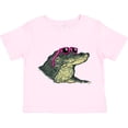 thumbnail image 3 of Inktastic Sunny Gator in Pink Sunglasses Boys or Girls Toddler T-Shirt, 3 of 5