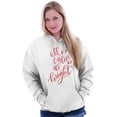 thumbnail image 4 of Cute Christmas All is Calm and Bright Hoodie Sweatshirt Women Brisco Brands S, 4 of 6