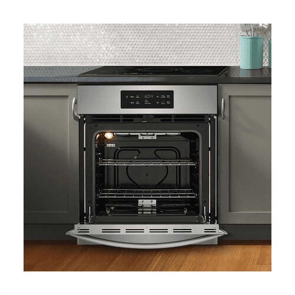 "Frigidaire FFEW2426US 24"" Single Electric Wall Oven with 3.3 cu. ft. Capacity, Halogen Lighting, Self-Clean, and Timer, in Stainless Steel" - image 4 of 11