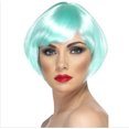 thumbnail image 1 of Babe Wig Aqua Short Bob with Fringe Costume Halloween Accessory Womens, 1 of 1