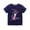 M361 Navy, variant on Tfken Summer Girls Tshirts Animal Print Short Sleeve Crew Neck Tops Daily Wear Trendy Kids Comfortable Shirts Green Size 3 Years