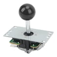 thumbnail image 3 of Joystick Arcade Gamepad Joystick DIY Juego Arcade Fighting Stick Piezas de repuesto Placa de circuito con cabezal esférico Negro, 3 of 14