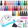 thumbnail image 1 of Set de esmaltes de uñas en gel JODSONE del mismo color, misma botella, 32 colores, 1 of 9