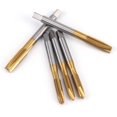 thumbnail image 5 of Spiral Point Plug Threading Tap M12 x 1.25 Thread, Ground Threads H2 3 Flutes, High Speed Steel HSS 6542 Metric Screw Milling Threading Tap, Titanium Coated, 5 of 5