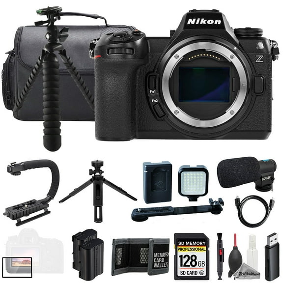 Nikon Z6 III (Body)   Mic   128GB   Extra Battery  LED Flash- ULTIMATE Kit (International Version)