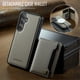 thumbnail image 2 of AutSpace Funda para Samsung Galaxy A26 5G, Bloqueo RFID, Cuero PU, Compatible con MagSafe, Billetera Desmontable 2 en 1 con Tarjetero, Soporte, Cubierta Protectora Magnética, Gris, para Galaxy A26 (5, 2 of 9