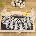 thumbnail image 5 of AYYUFE Elegant Women Hollowed Imitation Pearl Choker Bib Collar Statement Necklace, 5 of 7