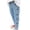 Light Blue, variant on Mercatoo Little Girls Cute Heat Embroidered Jeans Toddler Baby Elastic Waist Denim Pants Kid Loose Fit Casual Trouser with Pocket