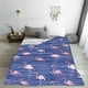 thumbnail image 5 of Balery Flamingo Manta de Felpa Suave y Acogedora – Cobija de Franela Aterciopelada para Cama, Lavable y Cálida para Sofá, Mascotas, Transpirable-60"x50", 5 of 7