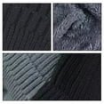 thumbnail image 3 of Winter Hats Unisex Beanie Skiing Cap Hats Earflap Brim Fleece Warm Inside Comfortable 2Pack Gray Black, 3 of 6