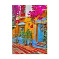 thumbnail image 1 of Juego de pintura de diamante 5D, flores rosas de casa, pintura de punto de cruz de diamante completo (12.0 x 16.0 in), 1 of 5