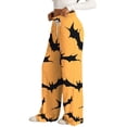 thumbnail image 5 of Halloween Sweatpants for Women Lightweight Running Sport Printed Halloween Wide Leg Pants for Women, 5 of 6