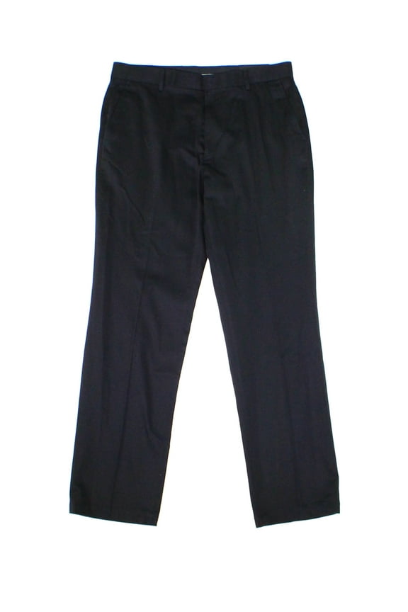 INC NEW Midnight Black Mens Size 32x32 Slim-Fit Flat Front Dress Pants