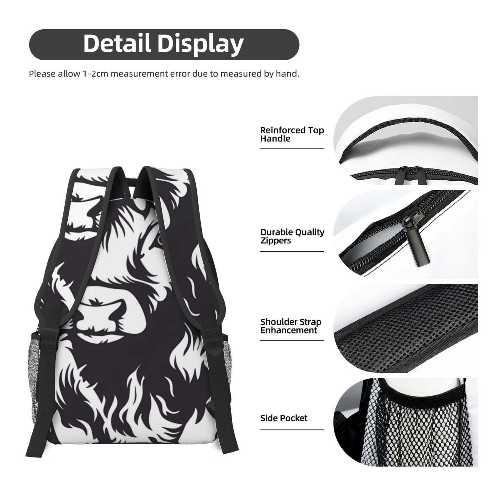 Xecao Floral Cow Silhouette Print Casual Backpack: A Computer Backpack Ideal for Men and Women, Perfect for College, School, or Daily Travels-One Size