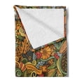 thumbnail image 2 of Fall Soft Flannel Fleece Throw Blanket, Hand-drawn Art Doodles on the Subject of Thanksgiving Autumn Food and Drinks, Cozy Plush for Indoor and Outdoor Use, 70" x 90", Multicolor, by Ambesonne, 2 of 5
