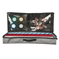 thumbnail image 4 of YINKUU Storage Organizer for 30 Inch Wrapping Paper, Gift Wrap, Ribbon and Bows, 30.5”x 13.3”x 4.33”, Durable 600D Oxford Material, 4 of 16