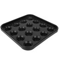 thumbnail image 4 of 16-Hole Pool Snooker Billiard Ball Storage Tray - Black, 4 of 16