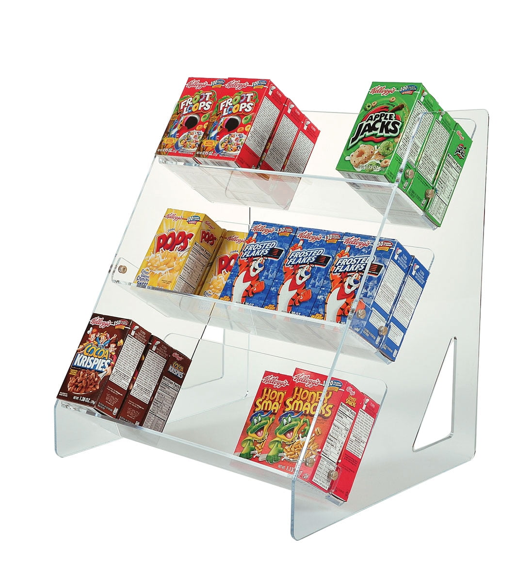 Cereal Box Display Breakfast Buffet Cereal Rack Mini Cereal Box