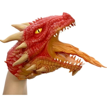 Schylling Stretchy Dragon Hand Puppet, Children Ages 3 