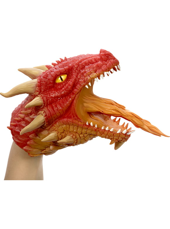 Schylling Stretchy Dragon Hand Puppet, Children Ages 3+