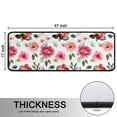 thumbnail image 5 of Kitchen Rugs Sets Of 2,Pioneer Flower Floral Print Pattern Anti Fatigue Kitchen Mat Rugs Non Slip Washable,Decorative Kitchen Floor Mats for Kitchen,Sink,Laundry,17"x47"+17"x47", 5 of 5