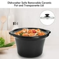 thumbnail image 2 of Superjoe Dual Pot Slow Cooker 2x1.25 qt Food Warmer with Adjustable Temp Slow Cooker Buffet Server Stainless Steel, 2 of 8