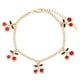 thumbnail image 1 of Pulsera de cerezas para mujer, joyería de moda para la mano, pulsera creativa, decoración para la mano, 1 of 8