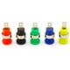 thumbnail image 3 of 5pcs Banana Plugs Black+red+Blue+Yellow+Green Banana Female Jack Binding Post Wire Connector Mix Colors, 3 of 4