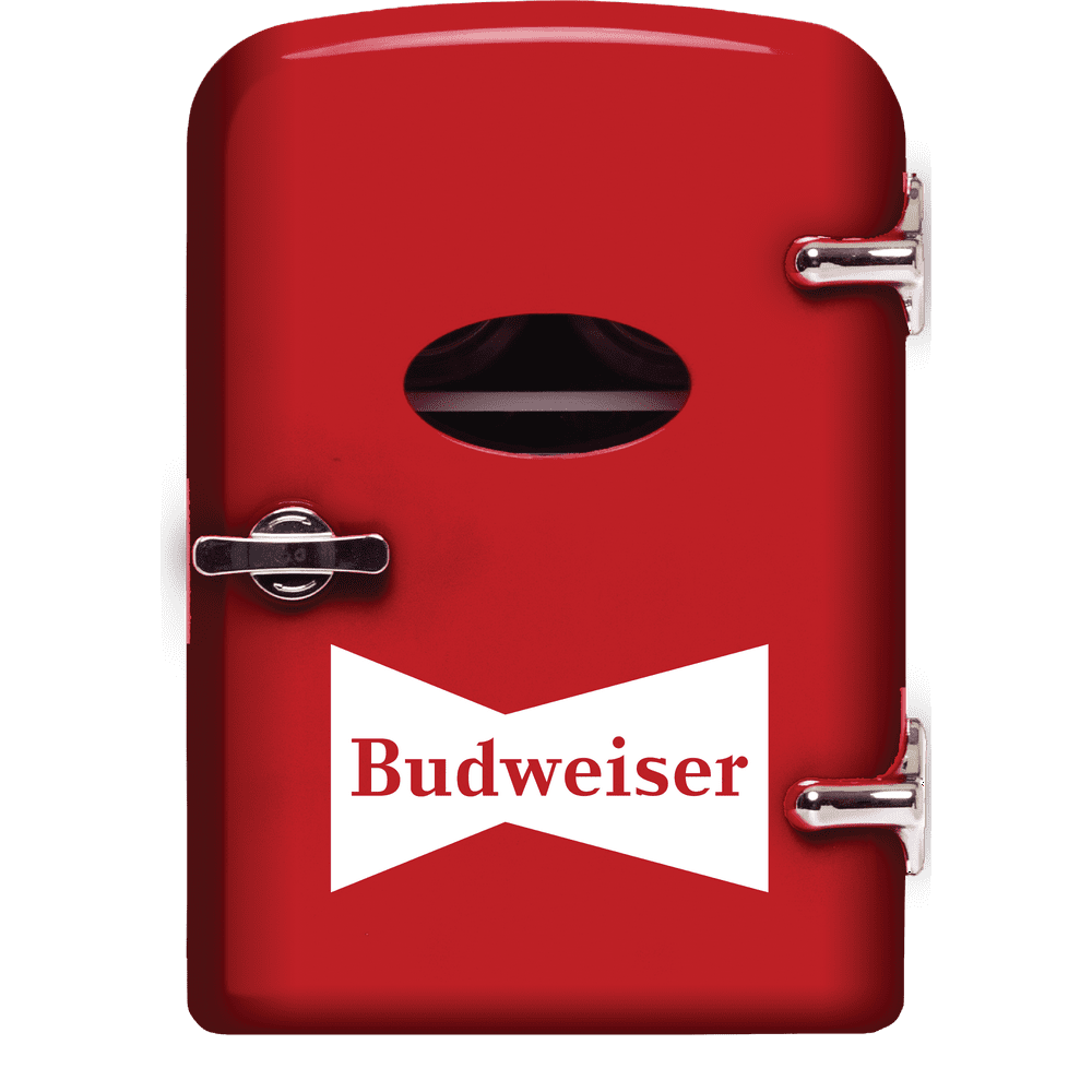 Budweiser Portable 6 Can Mini Fridge Mis135bud Red