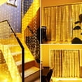 thumbnail image 4 of 8 Mode USB Curtain Christmas Light Garland Halloween Decoration Party LED Fairy String Lamp Wedding Bedroom Light New Year 2025, 4 of 5