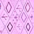 thumbnail image 1 of Ahgly Company Indoor Square Solid Purple Modern Area Rugs, 6' Square, 1 of 4