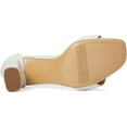 thumbnail image 5 of Naturalizer Women's Joy Heeled Sandals White Leather 8.5W, 5 of 5