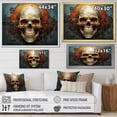 thumbnail image 4 of Designart "Skull magic Remains Geometric I" Modern Floater Framed Wall Art Living Room, 4 of 7