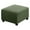 Army Green, variant on Square Ottoman Covers Ottoman Slipcovers Folding Storage Stool Furniture Protector Form Fit with Elastic Bottom, Stretch High Spandex Small Checks Jacquard Fabric Blue XL 35"- 44"
