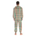 thumbnail image 4 of FORMRS Onesies Pajama for Adults Unisex Hoodie Winter Jumpsuit One Piece Sleepwear, Sizes S-2XL, Red Green Tartan Pattern, 4 of 7