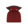 thumbnail image 3 of 870 Hadleigh 25" Swivel Counter Stool with Pewter Finish and Graph Ruby Seat and Back, 3 of 5