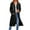 Black, variant on Women’s Long Hooded Zip Up Cardigan Casual Open Front Coat with Drawstring and Pockets Relaxed Fit Outerwear Jacket Coffee XL